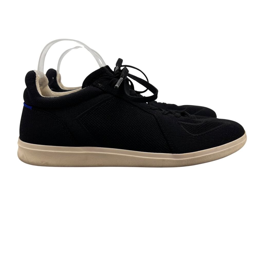 Rothys Mens 12 Shoes Black The RS01 Lace Up Breathable Knit Casual Sneakers